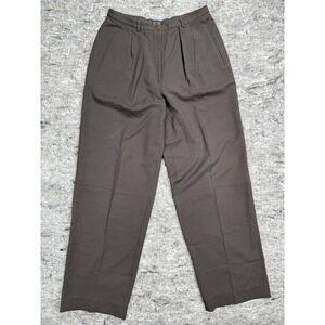 Vintage Giorgio Armani Dress Pants Women's Size 28 Wide Leg‎ Made In Italy Wool